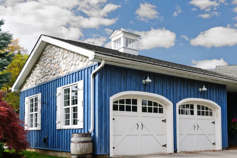 double enclosed carport